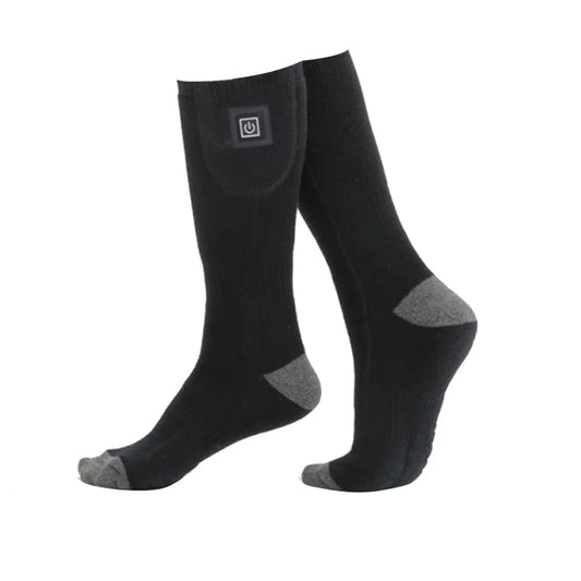 1/2/3Pair Winter Heated Socks anti Slip Battery Powered Cold-Proof Skiing Sock Heating Warm Long Socks for Outdoor Skiing Hiking